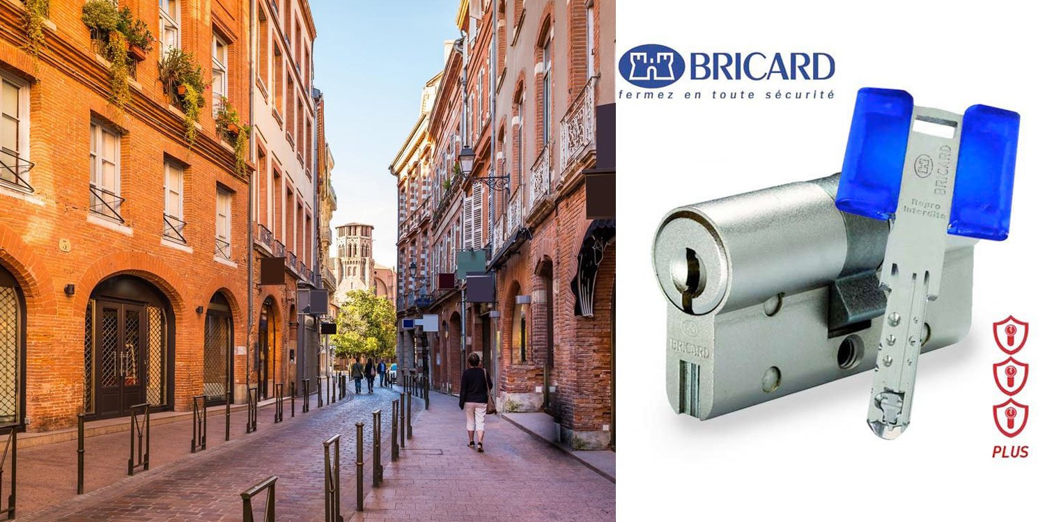 Serrurier agréé Bricard Toulouse (31000) - Dépannage Haute-Garonne 24/7
